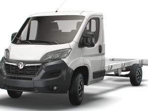 vauxhall movano chassis truck single cab 4035 wb xl 2022 3Dモデル