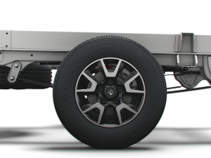 vauxhall movano chassis truck single cab 4035 wb xl 2022 3Dモデル