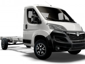 vauxhall movano chassis truck single cab 4035 wb xl 2022 3Dモデル