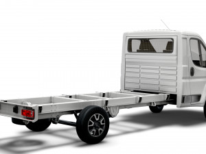 vauxhall movano chassis truck single cab 4035 wb xl 2022 3Dモデル