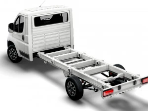 Opel Movano Fahrgestell LKW Einzelkabine 4035 WB XL 2022 3D Modell
