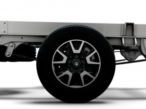 vauxhall movano chassis truck single cab 4035 wb xl 2022 3Dモデル