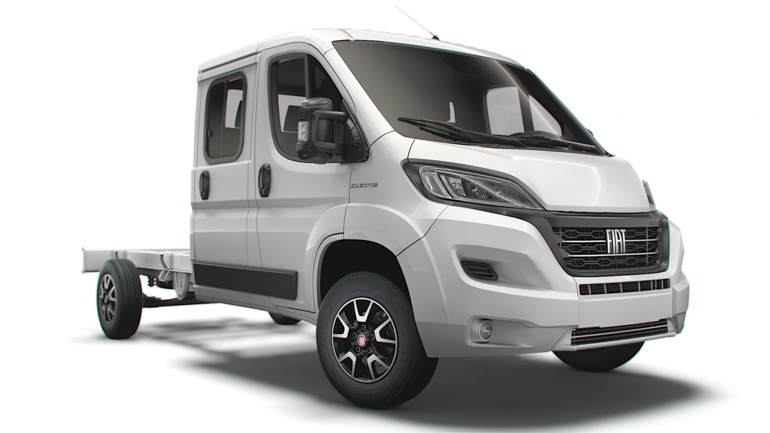 fiat ducato chassis truck crew cab 4035 wb 2022 3D Model .c4d .max .obj .3ds .fbx .stl .blend 