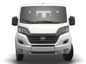 fiat ducato chassis truck crew cab 4035 wb 2022 3D Model