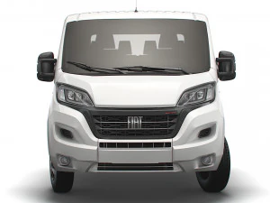 fiat ducato chassis truck crew cab 4035 wb 2022 3D Model