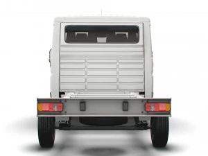 fiat ducato chassis truck crew cab 4035 wb 2022 3D Model