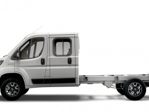 fiat ducato chassis truck crew cab 4035 wb 2022 3D Model
