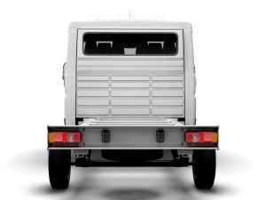 fiat ducato chassis truck crew cab 4035 wb 2022 3D Model