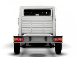 fiat ducato chassis truck crew cab 4035 wb 2022 3D Model
