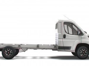 fiat ducato chassis truck single cab 4035 wb 2022 3D Model