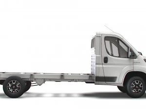 fiat ducato chassis truck single cab 4035 wb 2022 3D Model