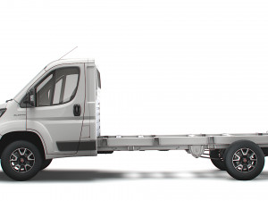 fiat ducato chassis truck single cab 4035 wb 2022 3D Model