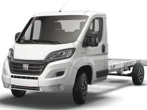 fiat ducato chassis truck single cab 4035 wb 2022 3D Model