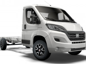 fiat ducato chassis truck single cab 4035 wb 2022 3D Model