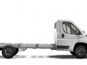 fiat ducato chassis truck single cab 4035 wb 2022 3D Model