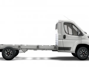 fiat ducato chassis truck single cab 4035 wb 2022 3D Model