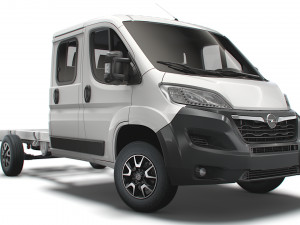 opel movano chassis truck crew cab 4035 wb 2022 Modelo 3D
