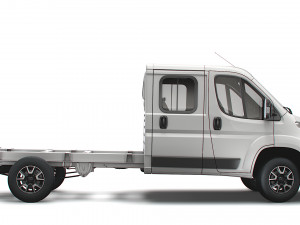 ओपल मोवानो चेसिस ट्रक क्रू कैब 4035 डब्ल्यूबी 2022 3D मॉडल