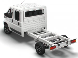opel movano chassi caminh&atilde;o cabine dupla 4035 wb 2022 Modelo 3D