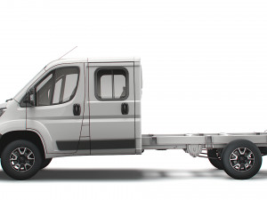 ओपल मोवानो चेसिस ट्रक क्रू कैब 4035 डब्ल्यूबी 2022 3D मॉडल