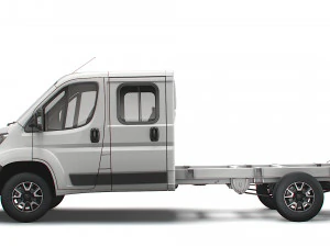opel movano chassi caminh&atilde;o cabine dupla 4035 wb 2022 Modelo 3D