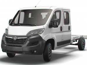 ओपल मोवानो चेसिस ट्रक क्रू कैब 4035 डब्ल्यूबी 2022 3D मॉडल