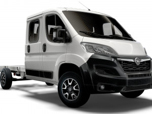 ओपल मोवानो चेसिस ट्रक क्रू कैब 4035 डब्ल्यूबी 2022 3D मॉडल