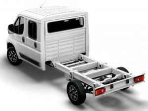 opel movano chassi caminh&atilde;o cabine dupla 4035 wb 2022 Modelo 3D
