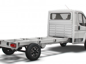 opel movano chassis truck single cab 4035 wb 2022 3Dモデル