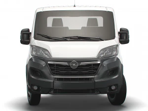 opel movano chassis truck single cab 4035 wb 2022 3D Model