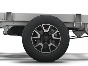 opel movano chassis truck single cab 4035 wb 2022 3Dモデル