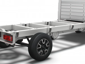 opel movano chassis truck single cab 4035 wb 2022 3Dモデル