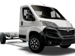opel movano chassis truck single cab 4035 wb 2022 3Dモデル