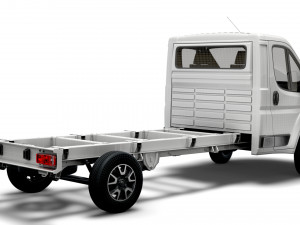 opel movano chassis truck single cab 4035 wb 2022 3Dモデル