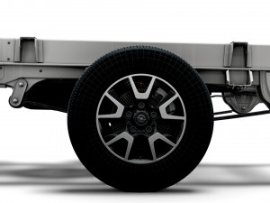 opel movano chassis truck single cab 4035 wb 2022 3Dモデル