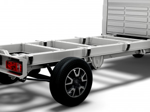 opel movano chassis truck single cab 4035 wb 2022 3Dモデル
