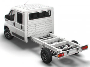 шасі vauxhall movano crew cab 4035 wb 2022 3D Модель