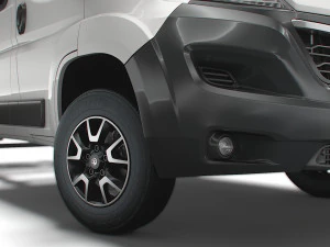 шасі vauxhall movano crew cab 4035 wb 2022 3D Модель