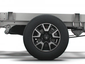шасі vauxhall movano crew cab 4035 wb 2022 3D Модель