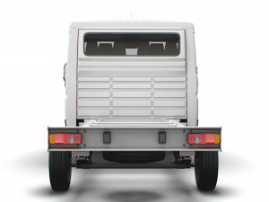 vauxhall movano chassis truck crew cab 4035 wb 2022 3D Model