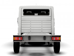 vauxhall movano chassis truck crew cab 4035 wb 2022 3D Model