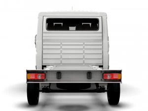 шасі vauxhall movano crew cab 4035 wb 2022 3D Модель