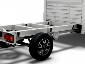 vauxhall movano chassis truck crew cab 4035 wb 2022 3D Model