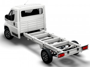 vauxhall movano chassis truck single cab 4035 wb 2022 3Dモデル