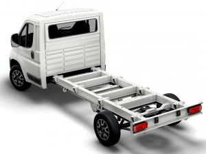 vauxhall movano chassis truck single cab 4035 wb 2022 3D Model