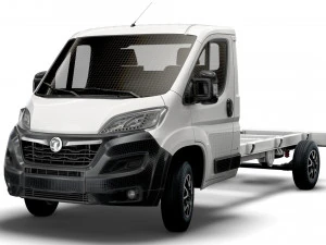 vauxhall movano chassis truck single cab 4035 wb 2022 3D Model