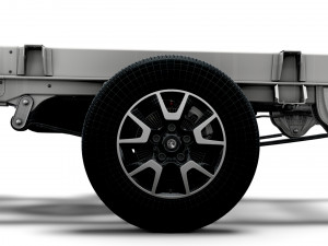 vauxhall movano chassis truck single cab 4035 wb 2022 3Dモデル