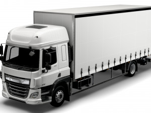 daf cf box 2020 3D 모델