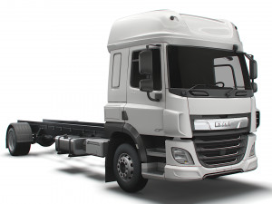 daf cf chassis 2020 Modèle 3D