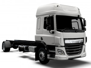 daf cf chassis 2020 3D Model